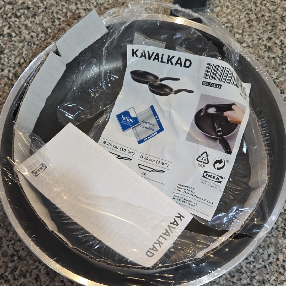 🍒🍒 (Retired) IKEA KAVALKAD Black Non-Stick Pan